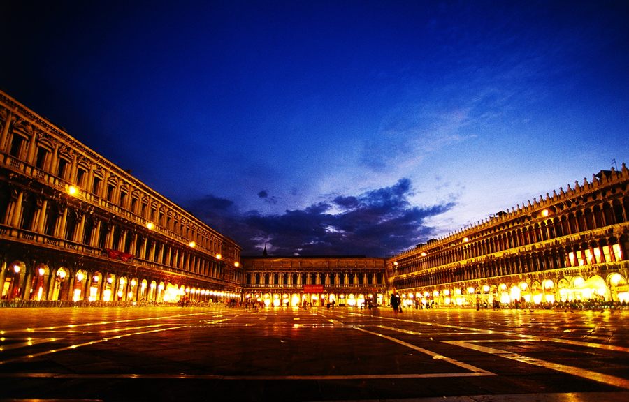 St Mark&rsquo;s Square at night